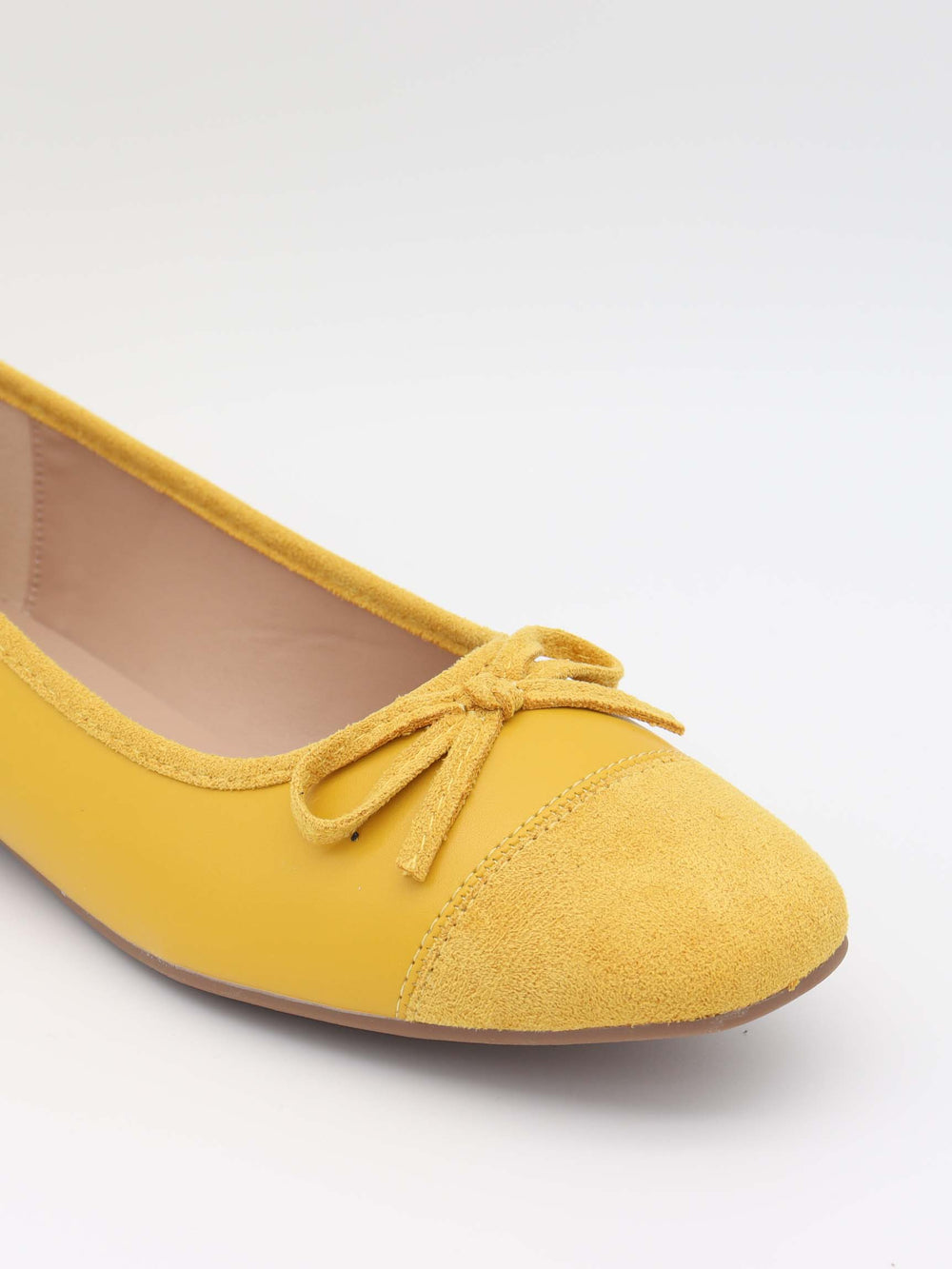 Fione suede ballerinas - Yellow