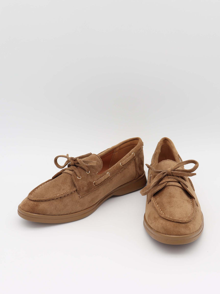 Amaline suede moccasins – Brown