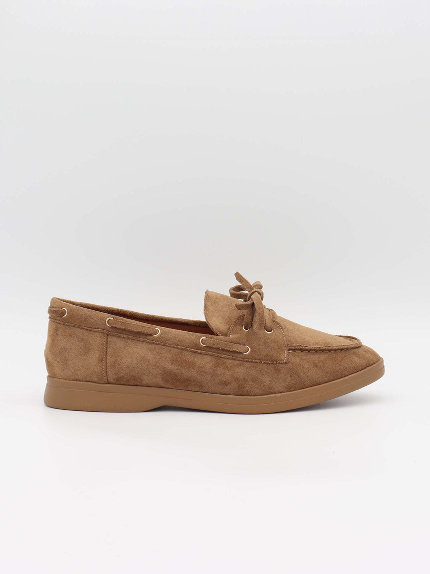 Amaline suede moccasins – Brown