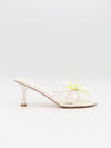 Thaline heels with flower detail - White
