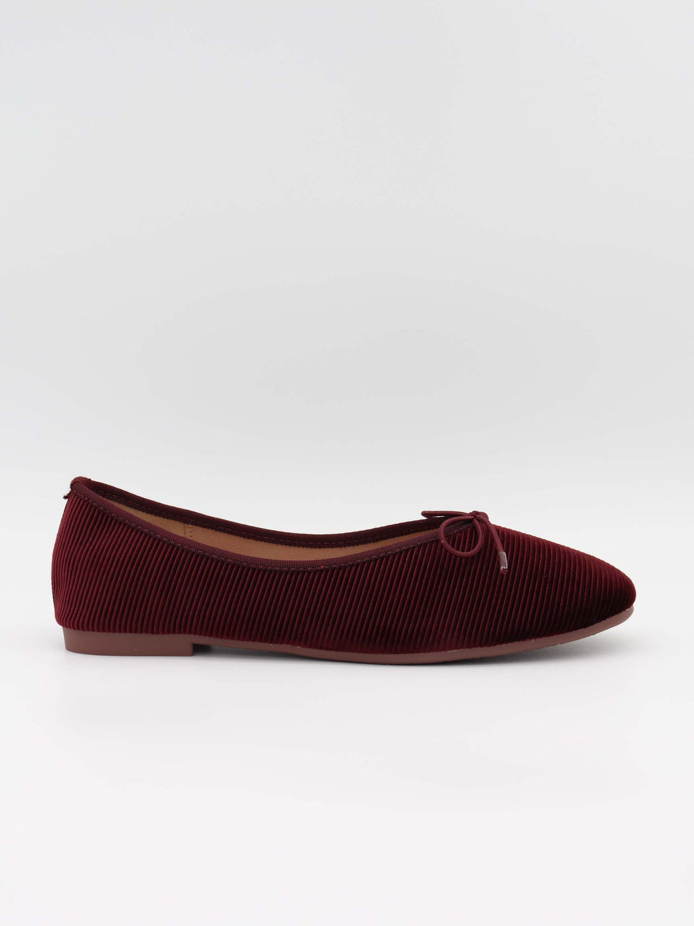 Cossetta ballerina with detail - Burgundy
