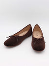 Cossetta ballerina with ridges - Dark brown