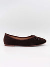 Cossetta ballerina with ridges - Dark brown