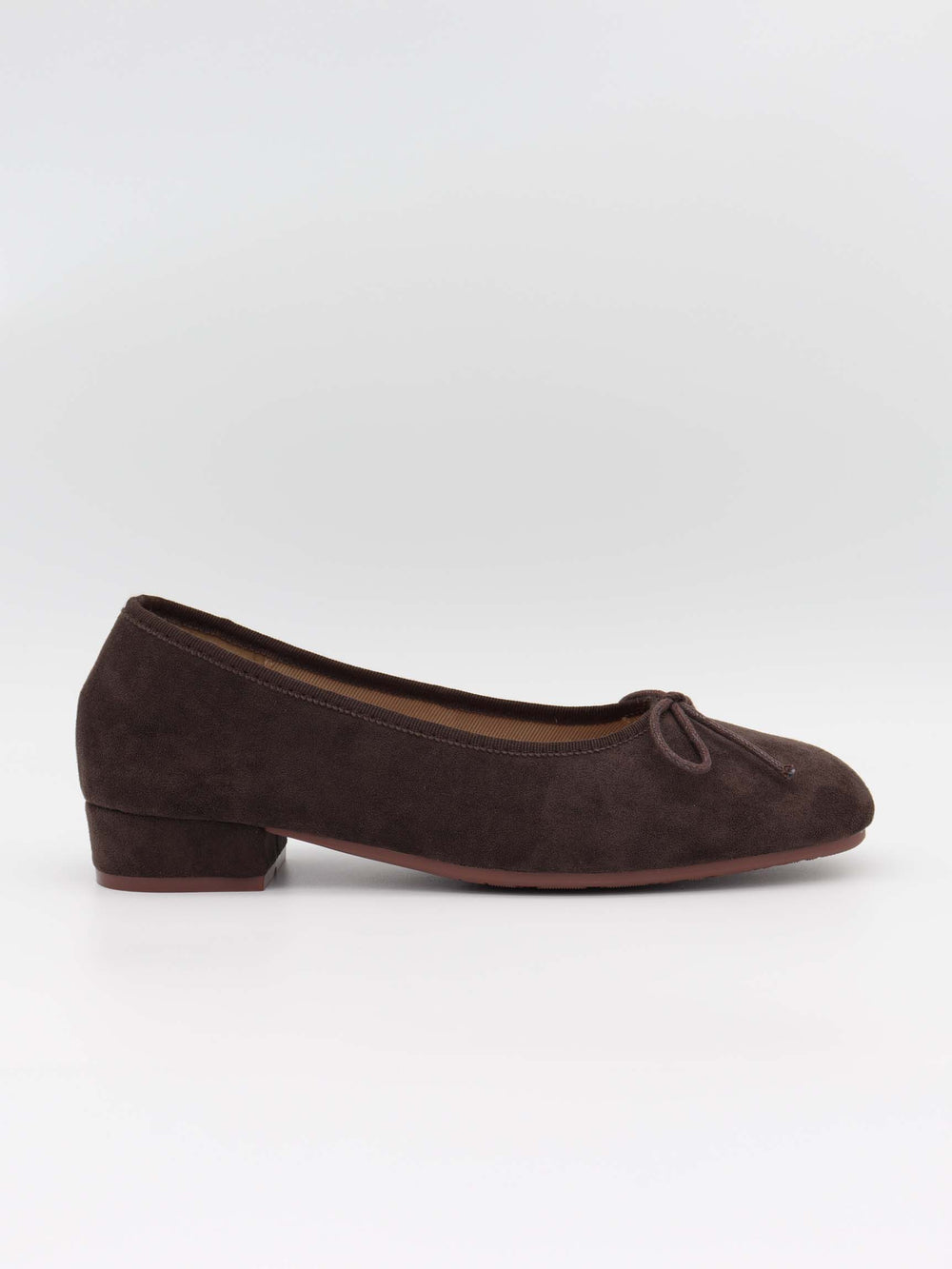 Yuna ballerina with heel - Beige