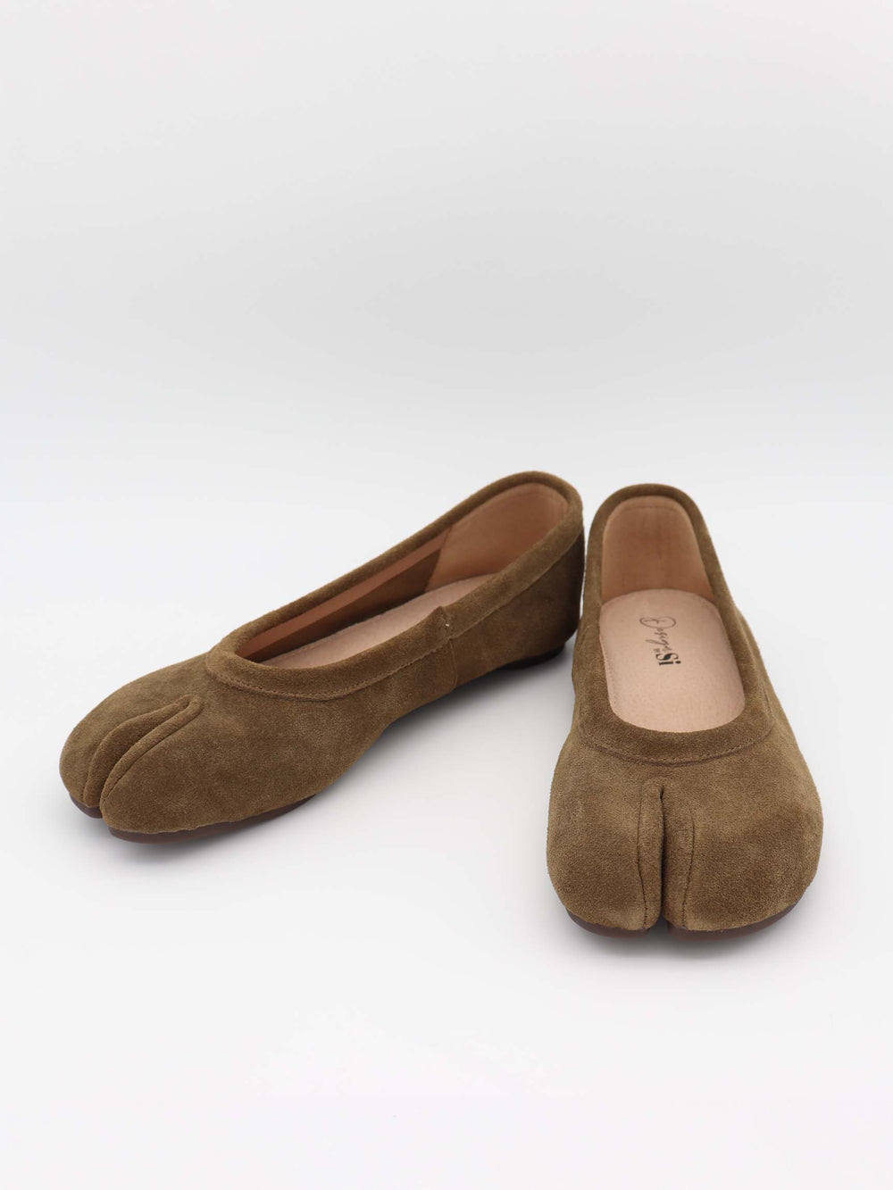 Tonia split toe ballerina - Green