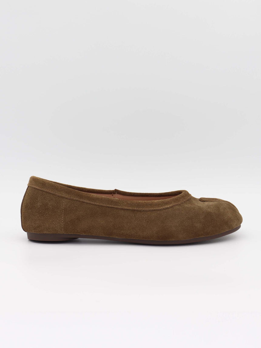 Tonia split toe ballerina - Green