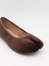 Ronia split toe ballerina - Dark brown