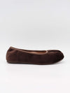Ronia split toe ballerina - Dark brown