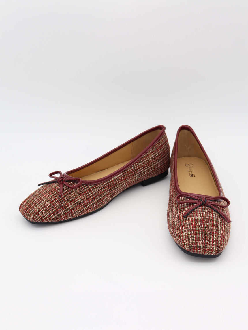 Manja ballerina with checkers - Red/white/green