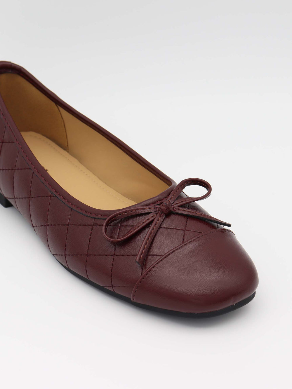 Tessa ballerina with bow - Brun