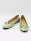 Novalie ballerina with polka dots - Green/white