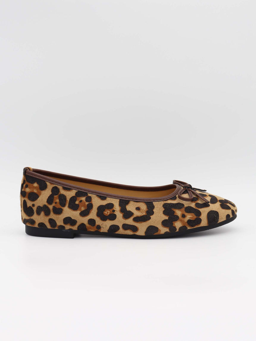 Leonia ballerina with leopard - Brown