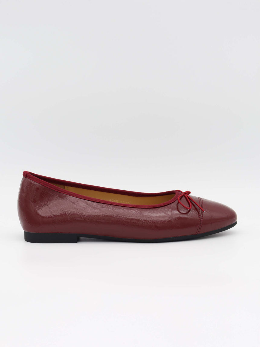 Elira ballerina with bow - Red