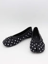 Tovea split toe ballerina with polka dots - Black/White