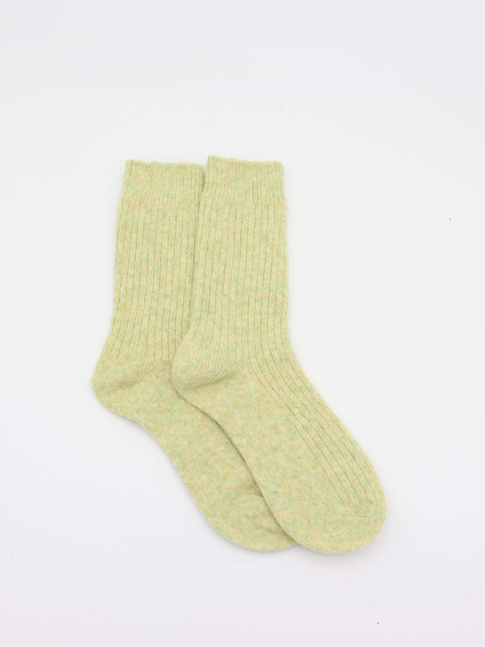 Knitted socks - Light green