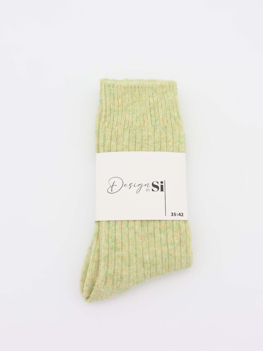 Knitted socks - Light green