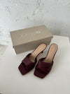 Nara heels - Burgundy
