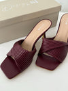 Nara heels - Burgundy