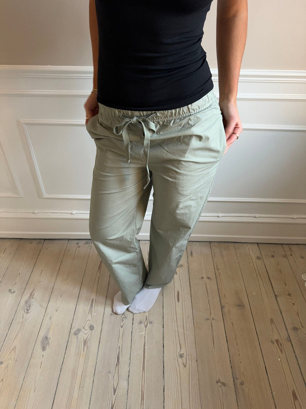 Thora straight pants - Green