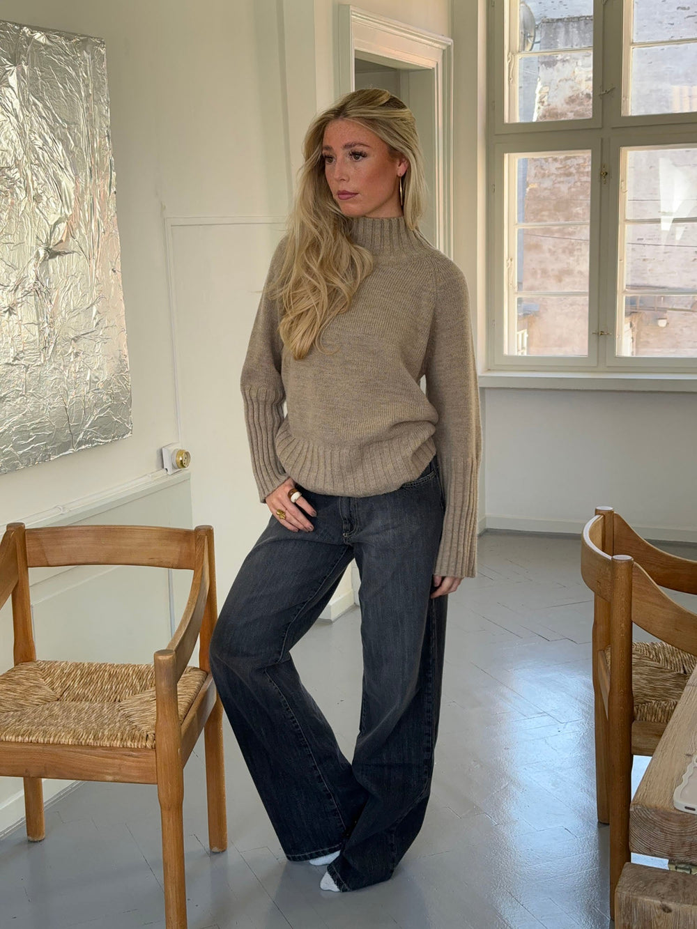 Alyssa turtleneck - Beige