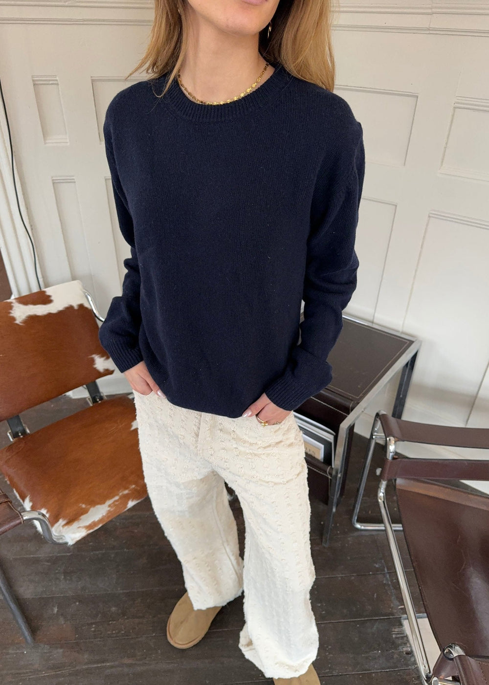 Tea wool sweater - Navy