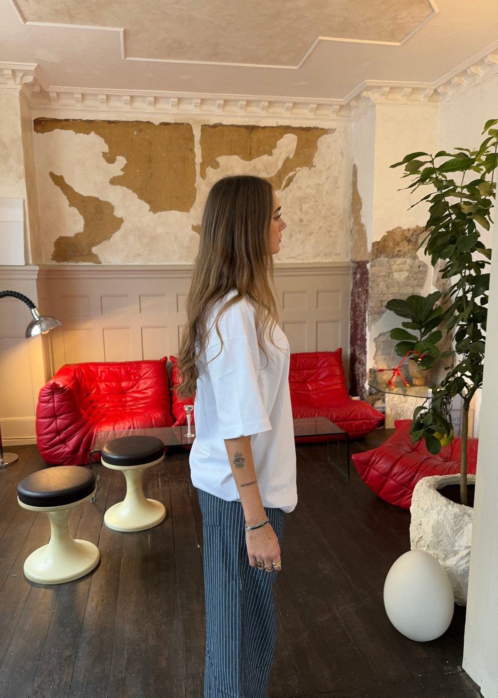 Zinnia oversized t-shirt - White