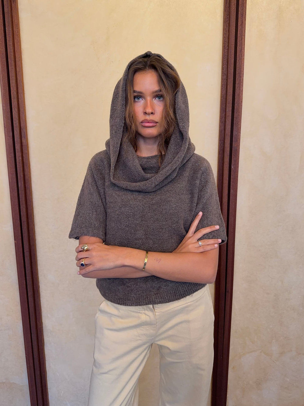 Bolivia versatile knit - Taupe
