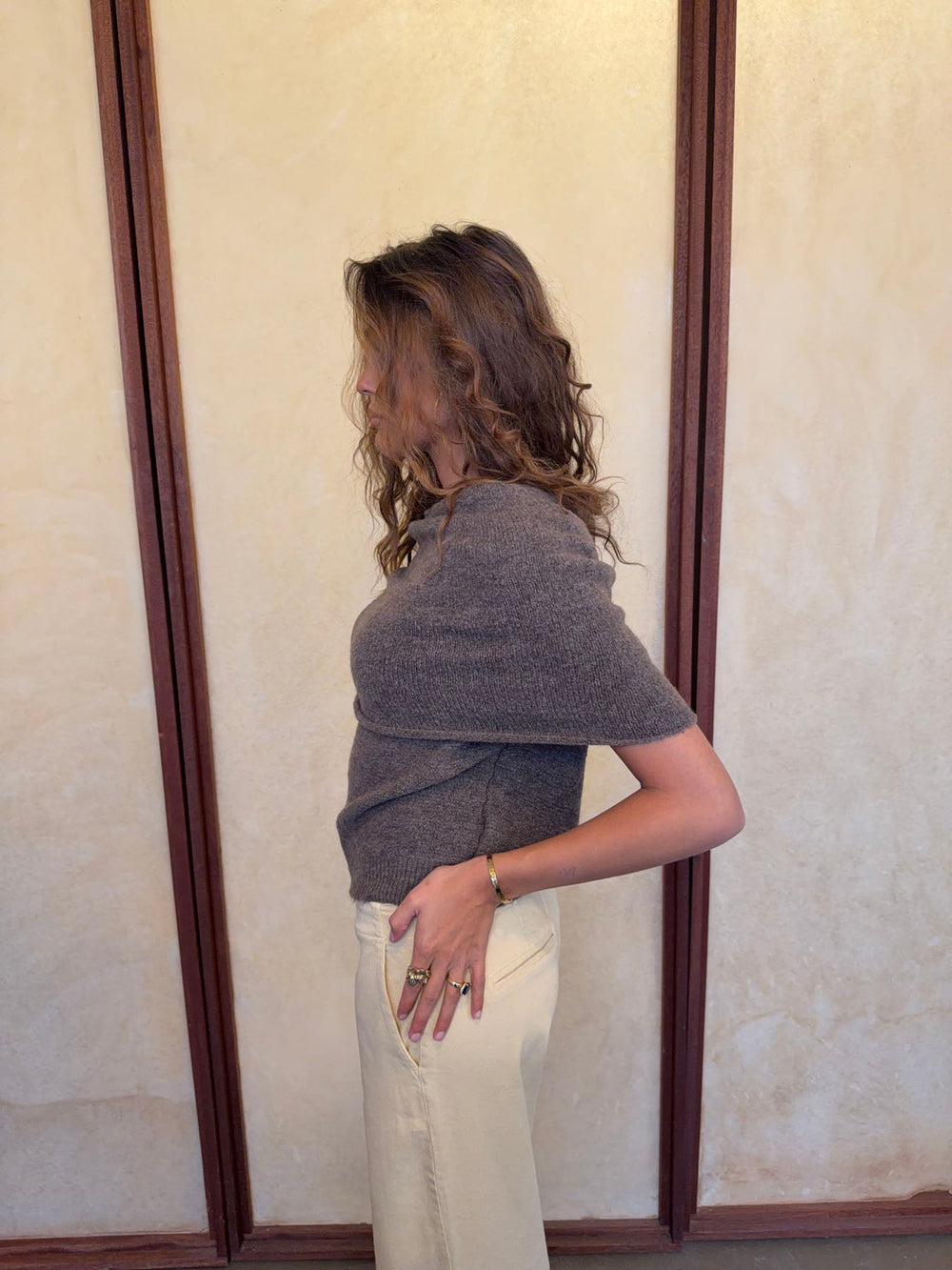 Bolivia versatile knit - Taupe