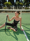 Speedana tank top - Jet black/cloud