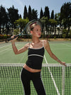 Speedana tank top - Jet black/cloud
