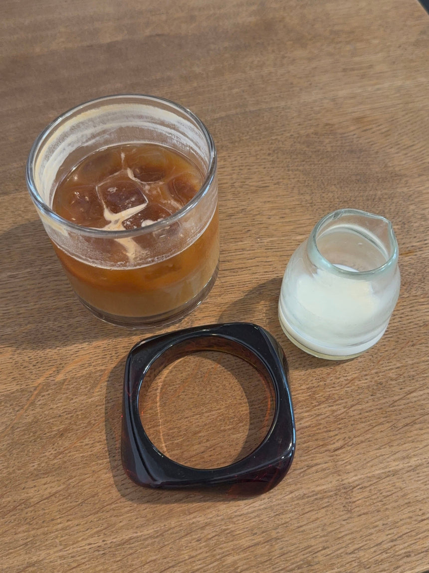 Lykke chunky bracelet – Brown