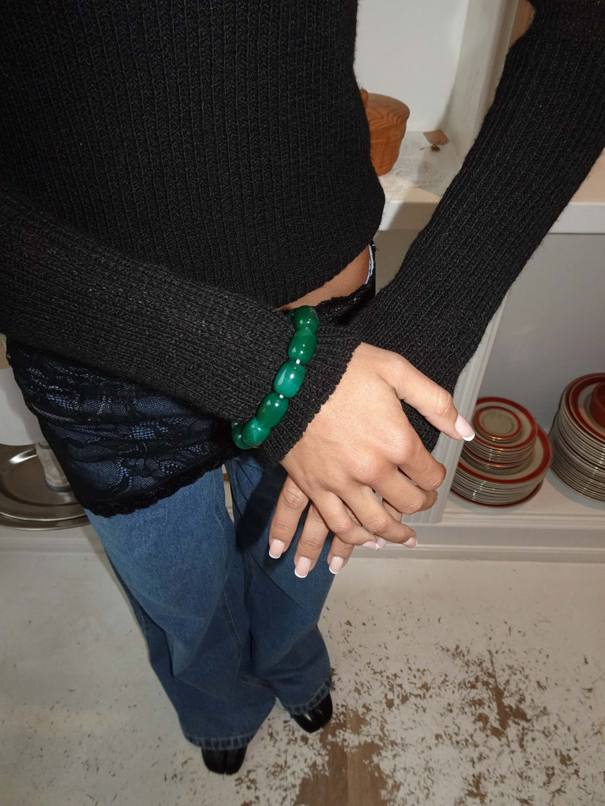 Perla bracelet - Green