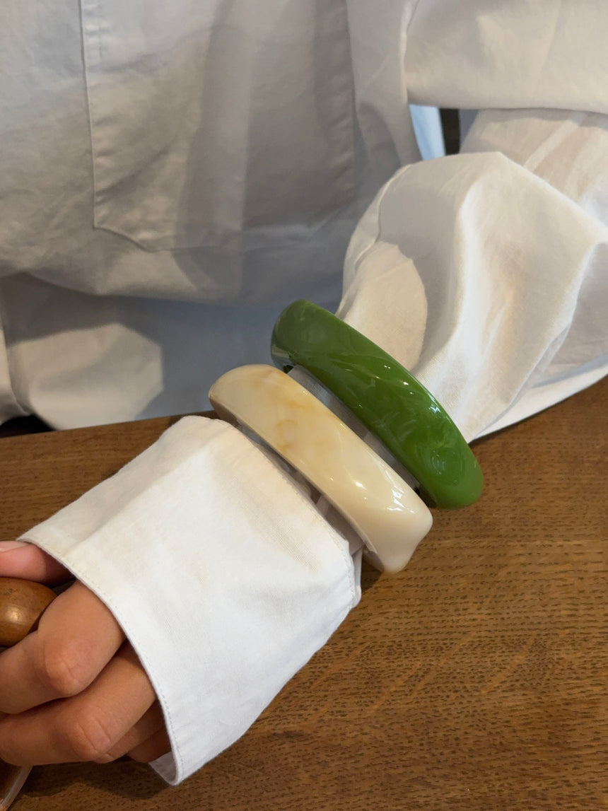 Lykke chunky bracelet – Green