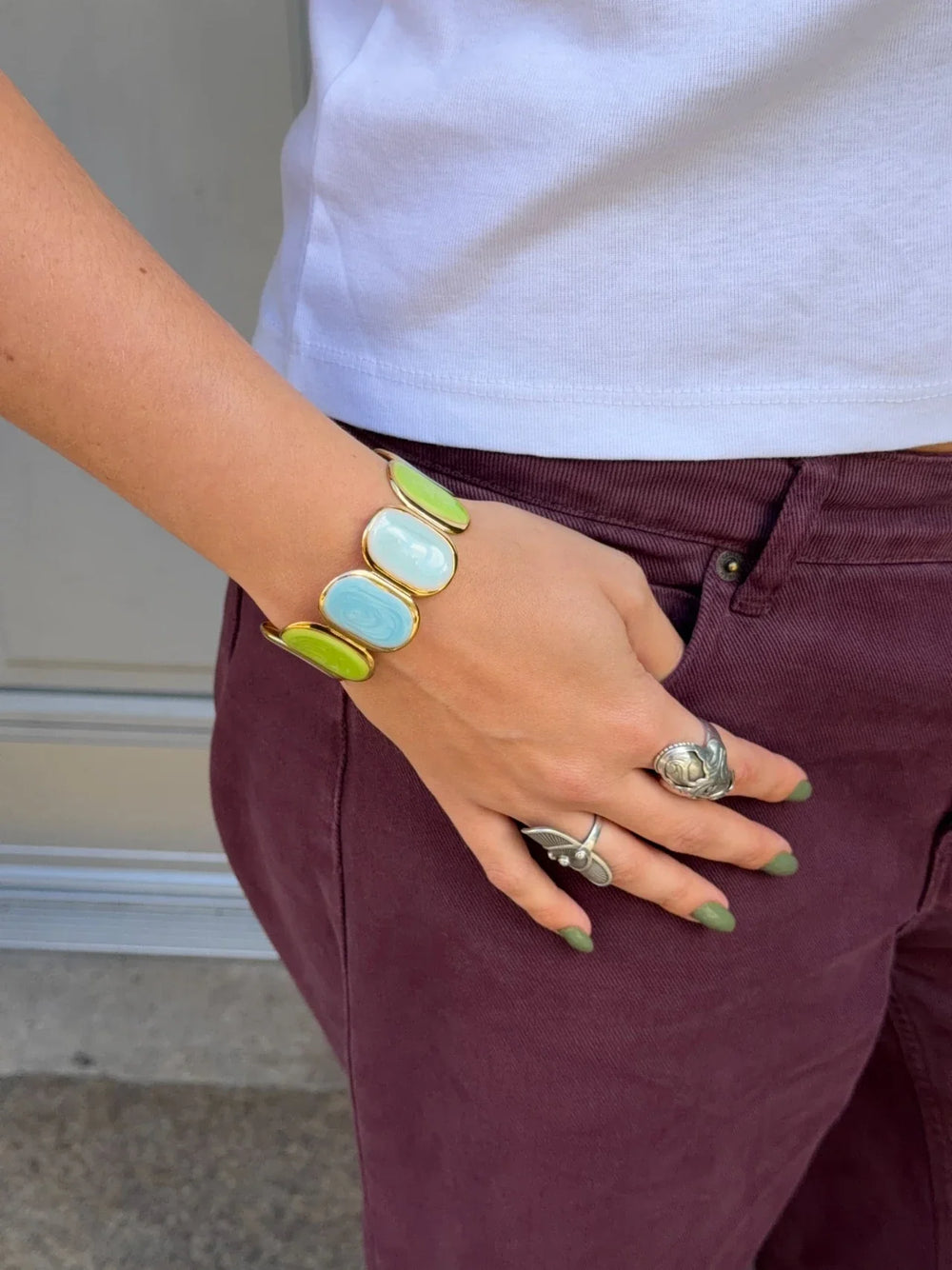 Bubba bracelet - Blue/green