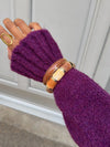 Elvina bracelet - Brown/Gold