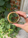 Flor bracelet - Brown/Gold