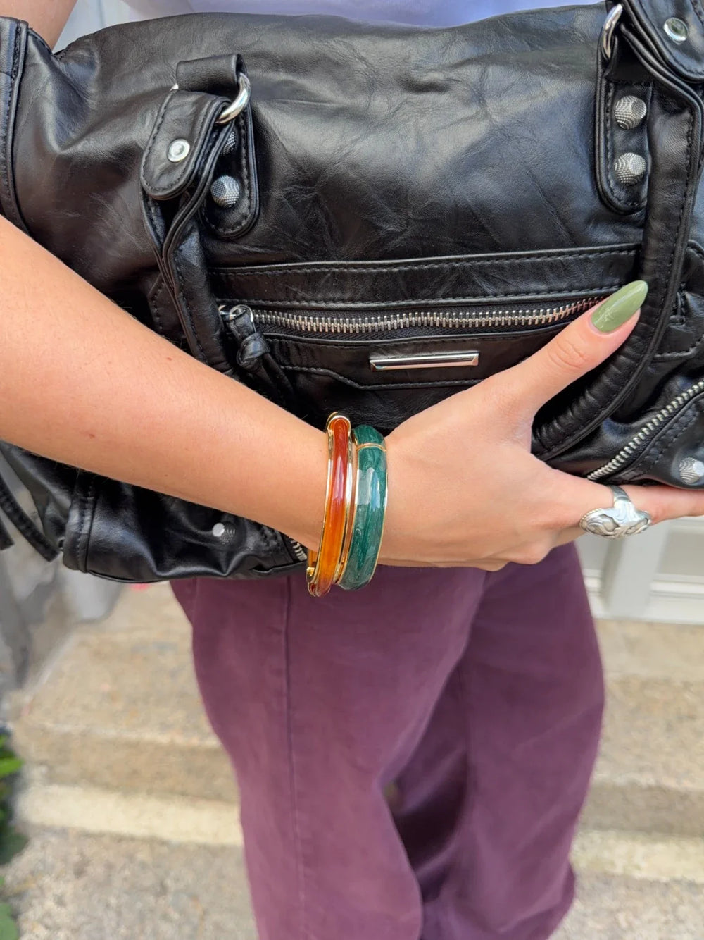 Tamira bracelet - Brown/gold