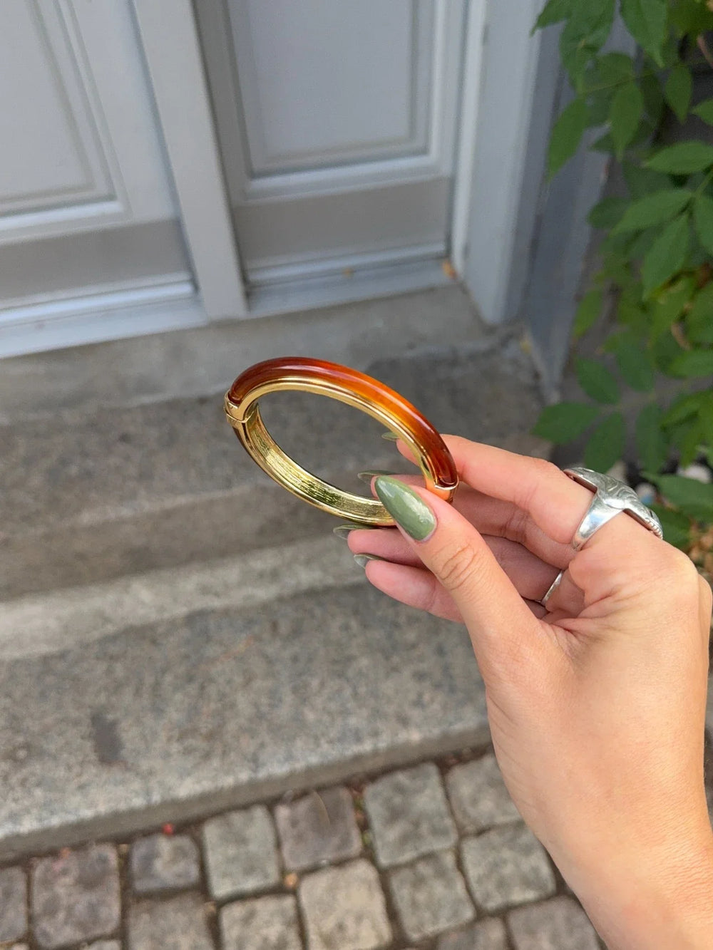 Tamira bracelet - Brown/gold