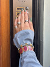 Selva bracelet - Gold/purple