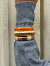 Neva bracelet - Gold/pink/purple