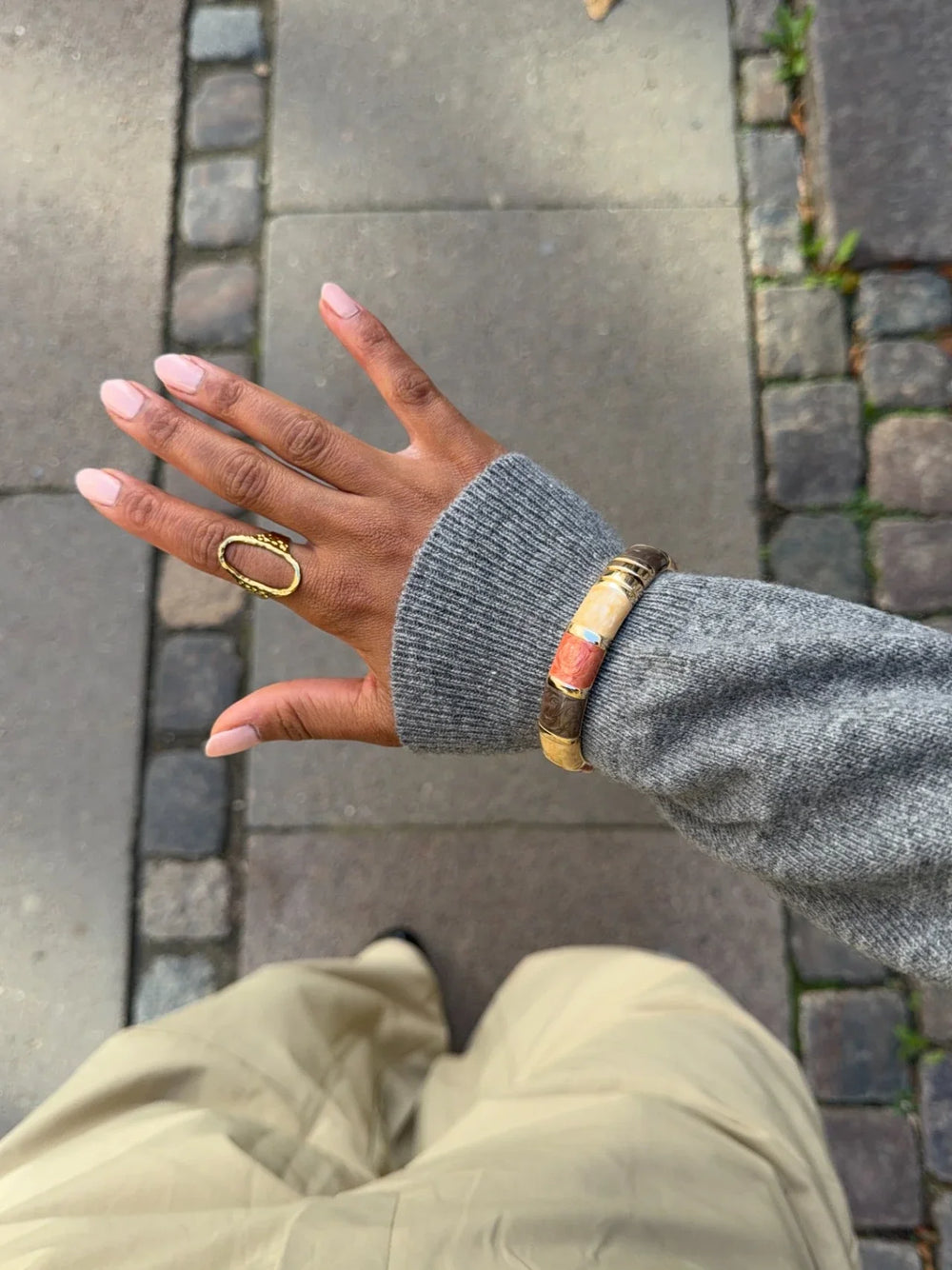 Neva bracelet - Gold/pink/purple