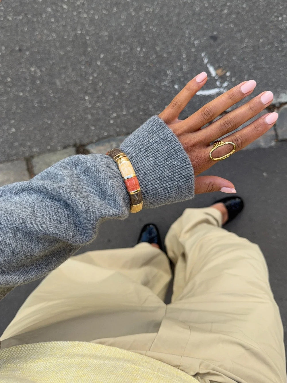 Neva bracelet - Gold/pink/purple