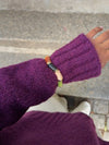 Ebony bracelet with stripes - Multicolored