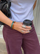 Elvina bracelet - Dark green/gold