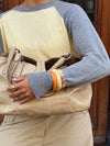 Elvina bracelet - Orange/Gold
