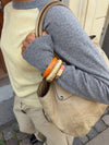 Elvina bracelet - Orange/Gold