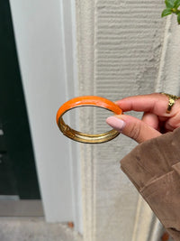 Elvina bracelet - Orange/Gold