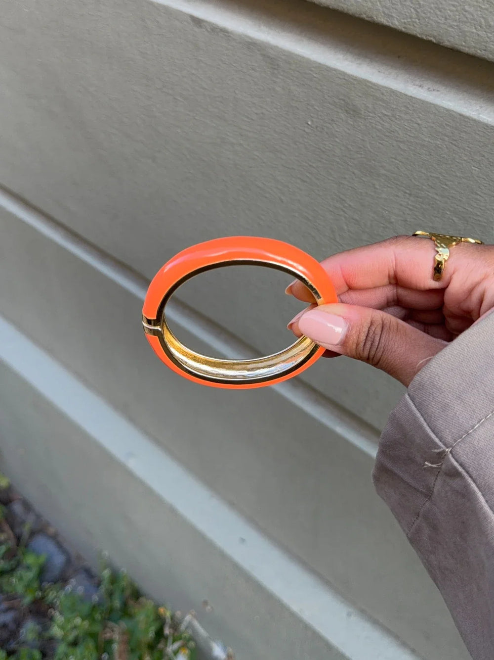 Tamira bracelet - Orange/gold
