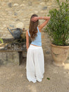 Balukka Asymmetric Trousers – White