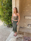 Nadja asymmetric skirt – Khaki